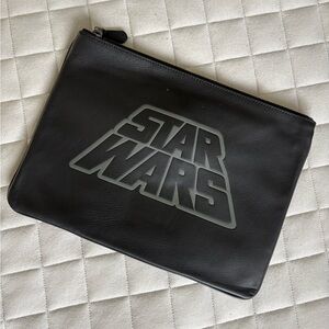 Coach Black Tablet Case with Iconic Star Wars Design